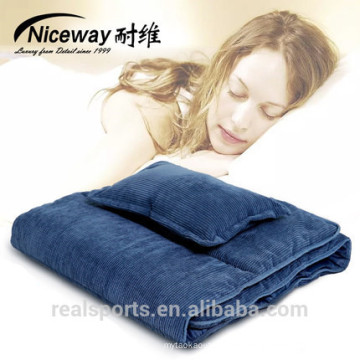 Niceway Colchón plegable de doble cara a dos caras de la cama de la pana y del ante de la tela del ante